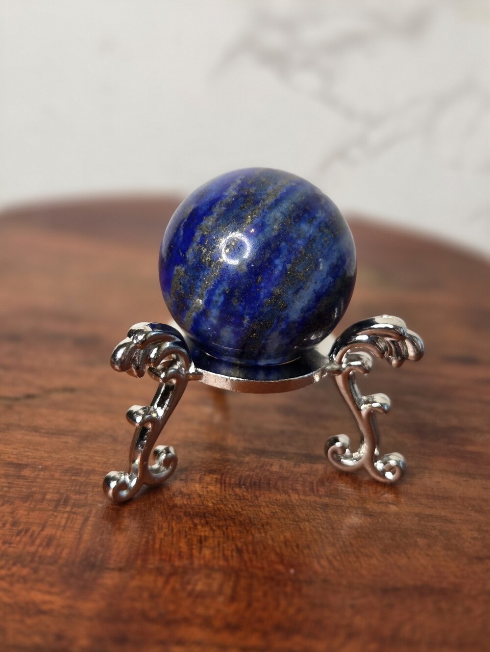 Lapis Lazuli With Pyrite Sphere 1.5 In ( Communication) C - Picture 1 of 4